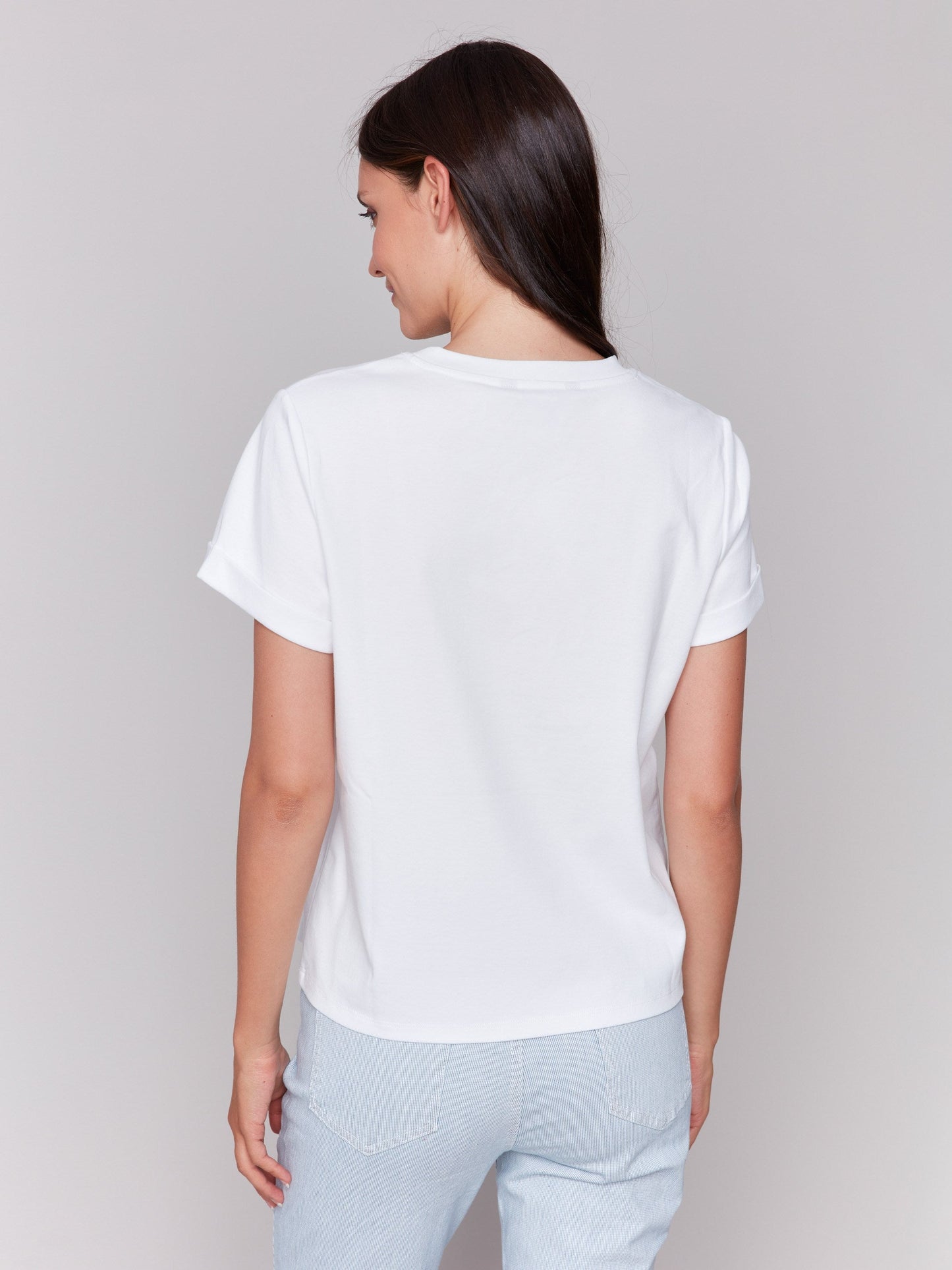 Cotton Graphic T-Shirt - White