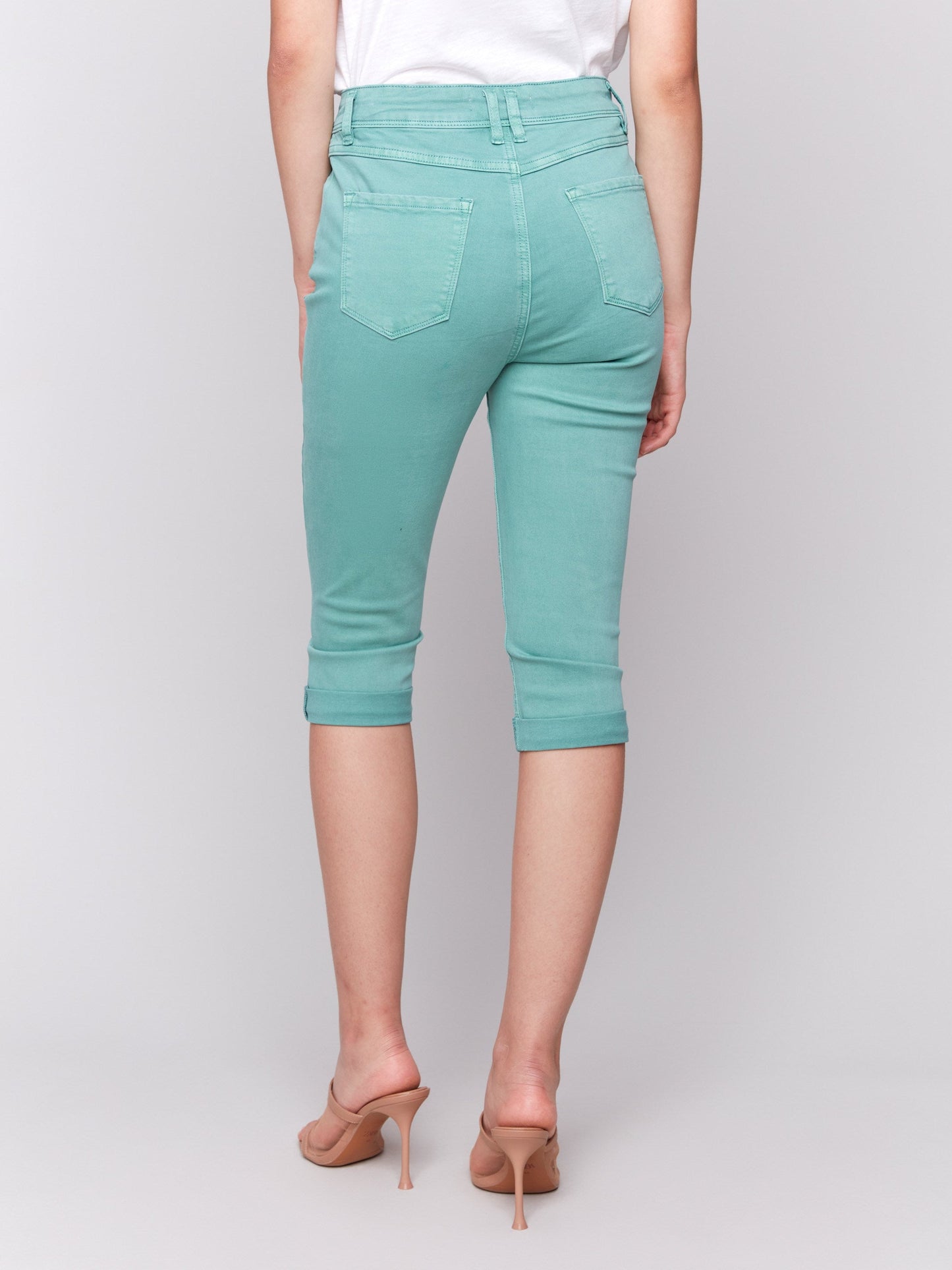 Stretch Twill Pedal Pusher Pants - Lilypad